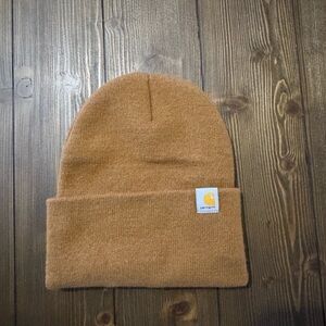 Carhartt Brown Beanie Hat